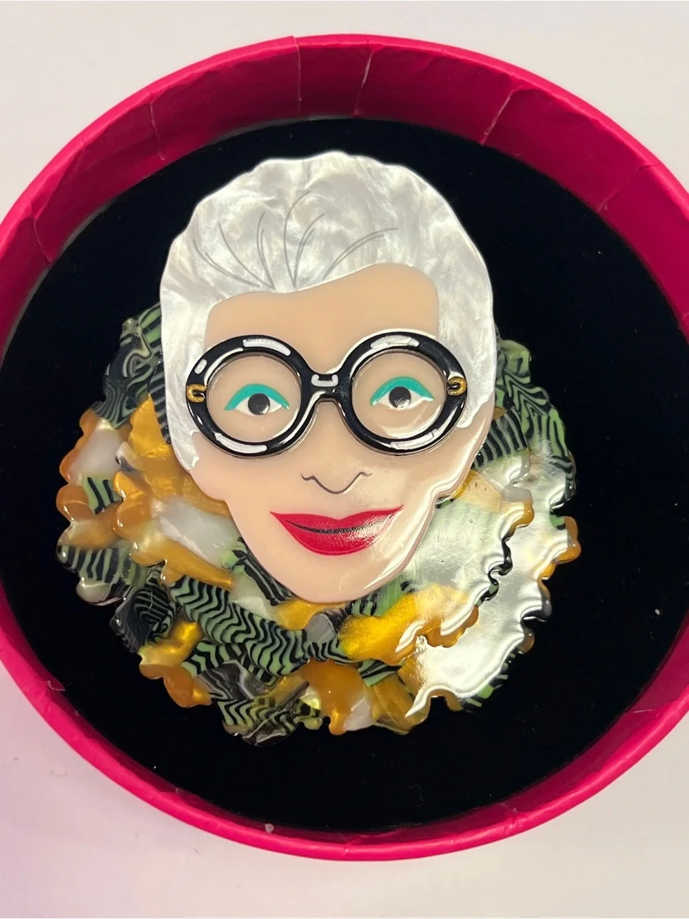 NWT! Erstwilder Adorned in‎ Feathers Iris Brooch